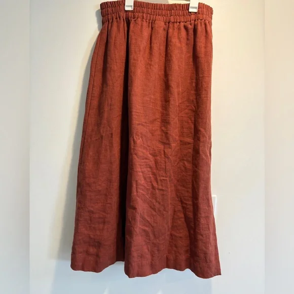 notPERFECTLINEN Heavy Redwood Custom Sion Long Skirt - Picture 2 of 3